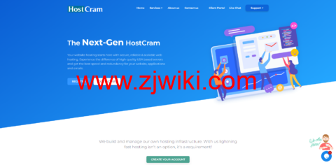 hostcram：美国达拉斯VPS，i9-11900K高性能VPS，1核/2G内存/40g NVMe/2T流量/1Gbps带宽，首月/月，续费/月