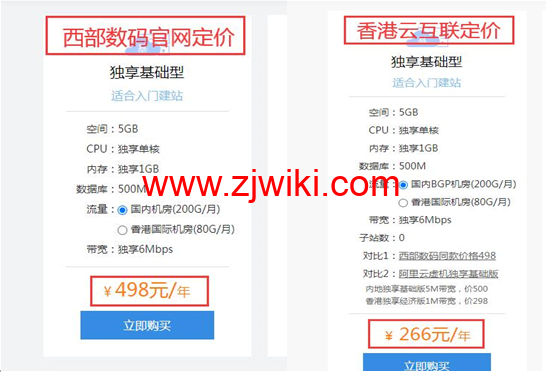 香港云互联：西部数码顶级代理，品牌虚拟主机最低价