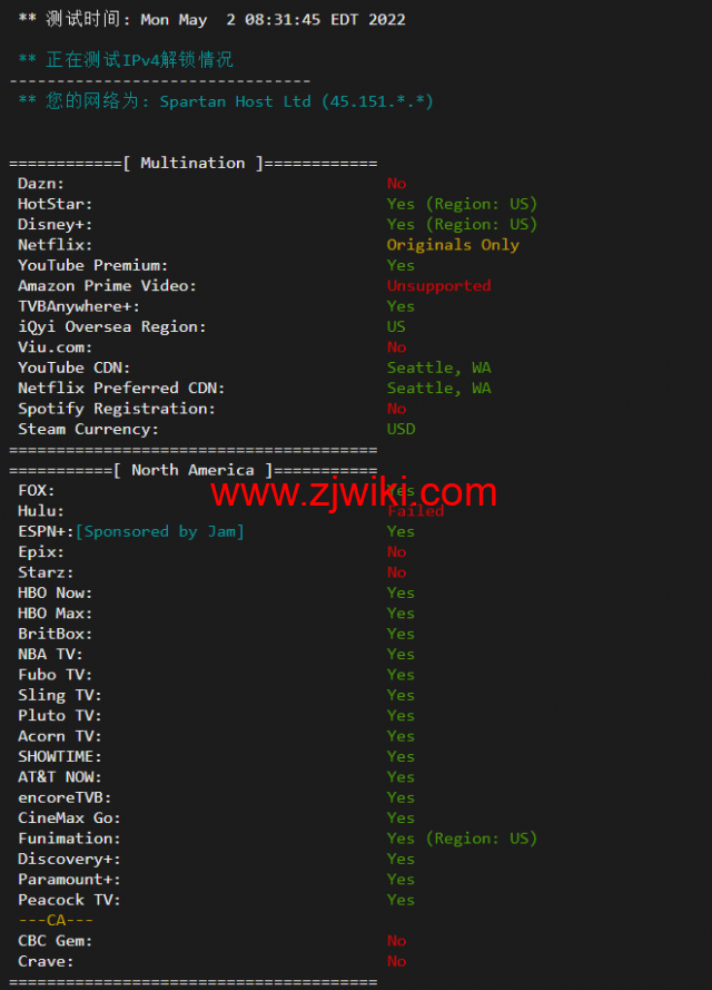 斯巴达(SpartanHost)：西雅图机房高防vps，E5 KVM VPS（去程直连，AS4837回程），简单测评