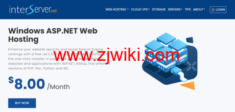 InterServer：美国ASP空间， Windows ASP.NET网站托管，.00/月