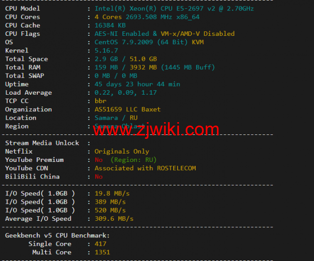 #2022年5月#JustHost：俄罗斯vps/美国vps，可自由更换IP，7.7元/月起，附喀山（Rostelecom (Kazan)机房简单测评（第二次测评）