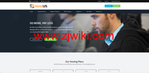 HostUS：美国便宜 vps，1 核/768MB 内存/20G 硬盘/2TB 流量/1Gbps 带宽，$16/年，可选洛杉矶/达拉斯/华盛顿/澳大利亚/荷兰/英国伦敦/中国香港/新加坡 7 个机房