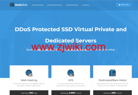 HostSlick：荷兰分销虚拟主机，100GB空间/不限流量/不限域名/不限子账号/独立IP，€12/半年