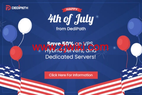 DediPath：七月促销，全场VPS/HybridServers主机5折，月付1.75美元起，可选洛杉矶/圣何塞等多机房