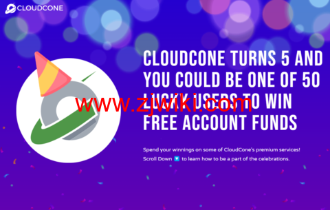 #五周年#CloudCone：美国洛杉矶vps，1核/1GB内存/15GB SSD硬盘/4TB流量/1Gbps带宽，/年起