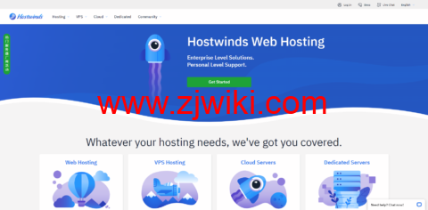 Hostwinds：美国西雅图VPS，三网直连，免费更换IP，月付.99起
