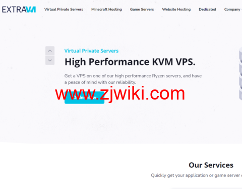 ExtraVM：日本VPS，E-2388G/DDR4内存/NVMe存储，10Gbps端口不限流量，月付6.5美元起