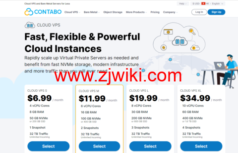 Contabo：英国vps，原生ip，4核/8G/200G SSD或50 GB NVMe/200Mbps带宽起，月付€6.99，解锁tiktok等流媒体，简单测评