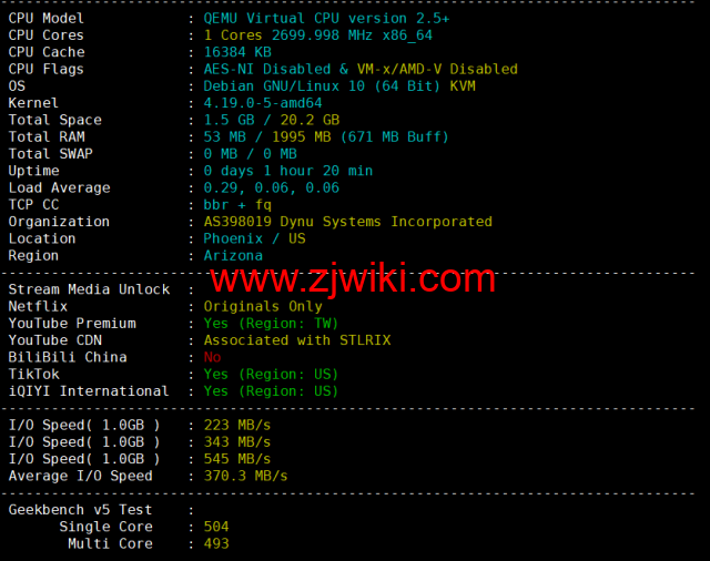 wiredblade：美国凤凰城机房vps，/月起，免费支持windows，原生ip，解锁美区tiktok，简单测评
