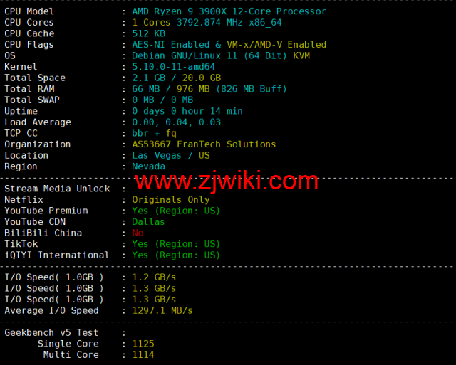 BuyVM：拉斯维加斯机房，AMD Ryzen和NVME存储高性能VPS，1Gbps不限流量，.50/月起，原生ip解锁美区tiktok，简单测评