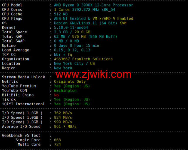 BuyVM：纽约机房，AMD Ryzen和NVME存储高性能VPS，1Gbps不限流量，.50/月起，原生ip解锁美区tiktok，简单测评