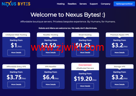 NexusBytes：美国/英国存储型 VPS，2 核/0.5G 内存/500 GB/2500GB 流量/1Gbps 带宽，$3.20/月起