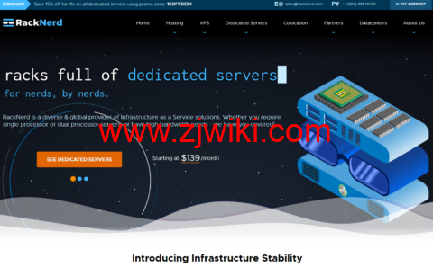 racknerd：美国vps，1核/768M/10G SSD/1T流量/1Gbps带宽，.28/年，AMD Ryzen Windows VPS，.00/年起，独立服务器/月起