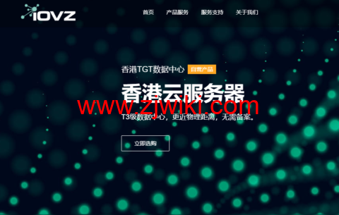 iOVZ：香港独立服务器，CMI线路100Mbps带宽，480元/月起，韩国SK机房VPS七折，48元/月起