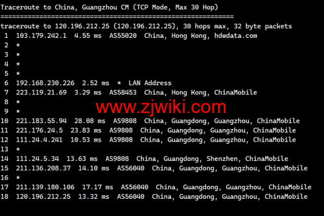 白源云：香港建站vps，双程cn2 gia，2核/2G/60GB SSD/不限流量/2Mbps带宽，158元/月起，附简单测评