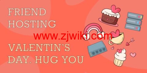 #情人节#Friendhosting：国外便宜VPS/大硬盘VPS，可选11个数据中心，100Mbps带宽不限流量，月付低至.1