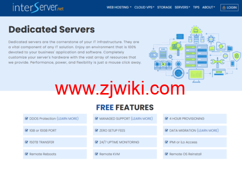 InterServer：美国服务器促销，E3-1270v2/32GB/4TB SSD/1Gbps@150TB 流量，1Tbps+ DDOS 防护，月付 49 美元