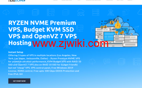 Hosteons：美国KVM VPS主机，1核/1G内存/10 GB SSD/1T流量/1Gbps带宽，$21/年，洛杉矶/达拉斯等5个机房