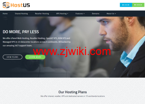 HostUS：OpenVZ/KVM VPS 年付 16 美元起，洛杉矶/新加坡等多机房可选