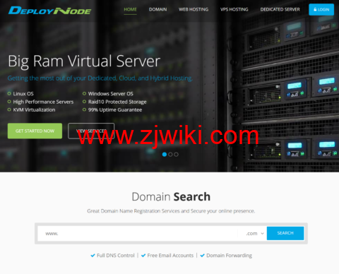 DeployNode：美国vps，1核/1GB/15G NVMe/2TB/1Gbps带宽，.49/月起，可选洛杉矶/纽约机房