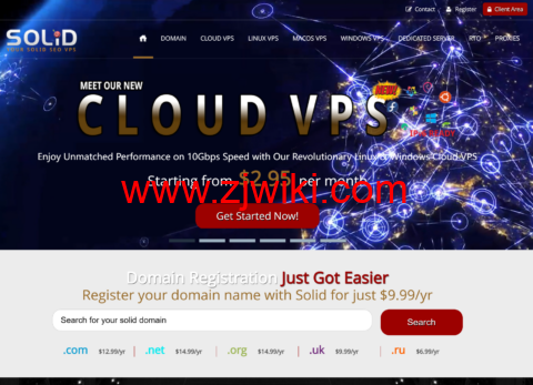 SolidSeoVPS：坦帕机房vps，1核/1GB/15G NVMe/500GB@10Gbps带宽，/年