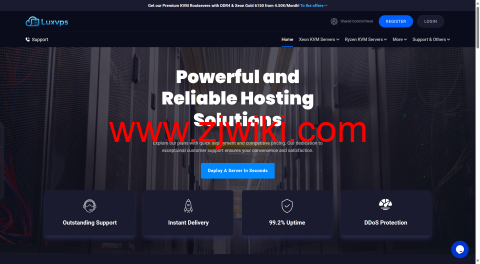 LuxVPS：德国vps，1核/4GB/30GB/5TB@1Gbps带宽，€4.5/月