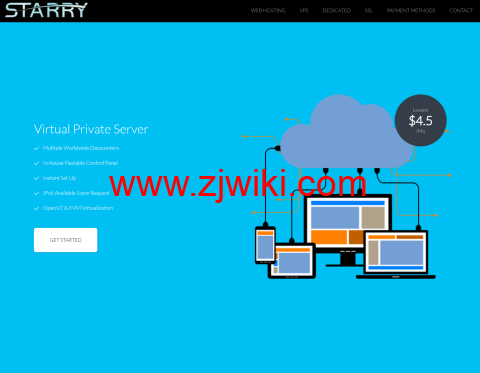 #春季促销#StarryDNS：日本vps，1核/2GB/20GB/1TB@150Mbps带宽，/月，可选东京/大阪机房