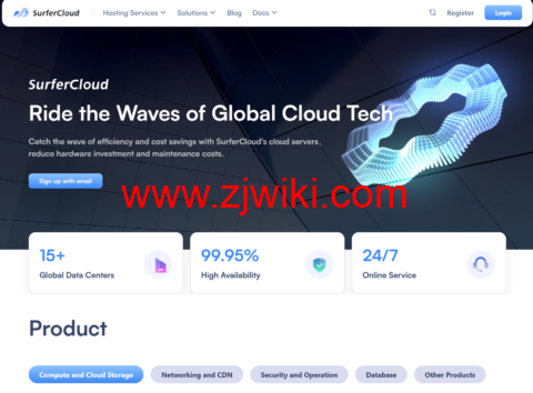 #匿名云#SurferCloud：7月注册送赠金继续，最高送50美元，4美元/月起，支持tiktok，有跨境电商原生IP