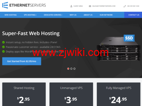 EtherNetServers：洛杉矶VPS特价，年付仅需14.95美元起，10Gbps带宽，可选洛杉矶/新泽西/迈阿密/德国法兰克福机房