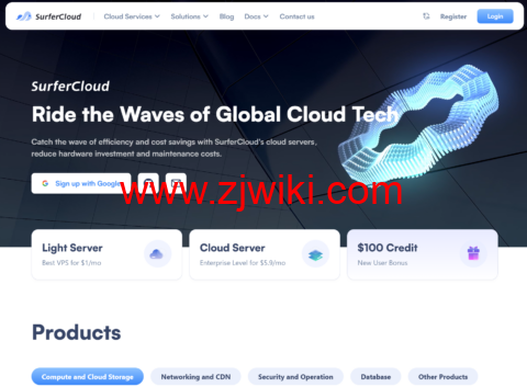 #匿名云#SurferCloud：新用户最高送0，轻量云VPS全球同价/月起，云服务器低至.9/月，有Windows系统，可USDT付款