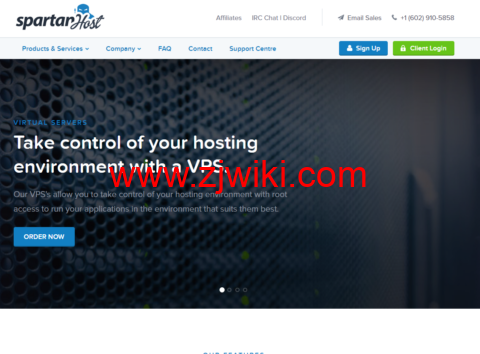 斯巴达(SpartanHost)：西雅图机房E5 KVM VPS，8折优惠，10Gbps带宽，/月，三网联通as4837线路