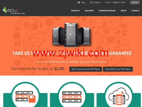 #黑五#VIRPUS：全场VPS四折，4核/1GB/50GB/3TB@1Gbps，/月起，洛杉矶机房