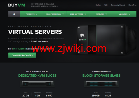 BuyVM：1Gbps不限流量vps，/月起，块存储，.25/月起，可选拉斯维加斯/荷兰/纽约/迈阿密等机房