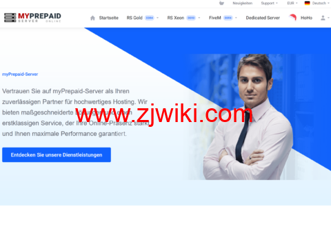 myprepaid-server：德国机房vps，2核/2GB/50GB/无限流量@1Gbps带宽，€1.25/月