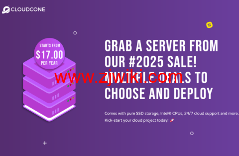 CloudCone：洛杉矶MC机房，2核/1GB/14G SSD/3TB@1Gbps带宽，/年