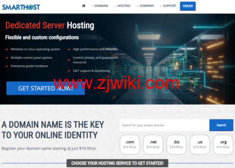 SmartHost：VPS月付2.95美元起，大硬盘VPS月付3.95美元起，可选32个地区数据中心