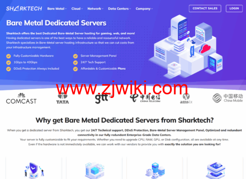 Sharktech：高防服务器，1~10Gbps不限流量，高防VPS年付29.7美元起，洛杉矶/丹佛/芝加哥/拉斯维加斯/荷兰